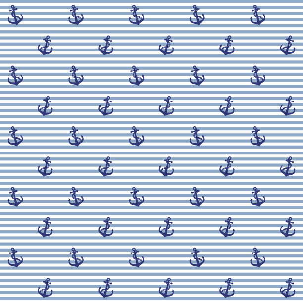 无缝背景上的海洋主题图片下载