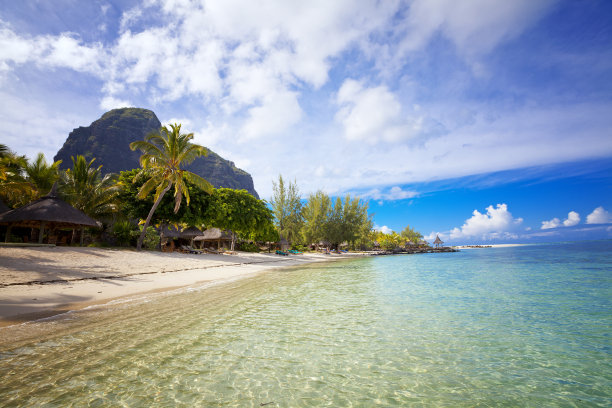 位于热带天堂岛的豪华五星级度假胜地图片下载