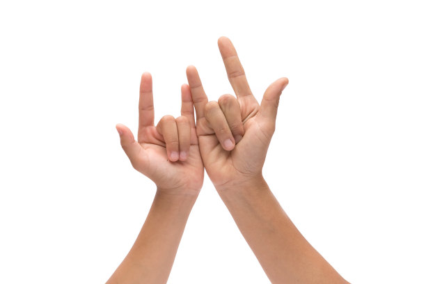 手的象征。图片下载