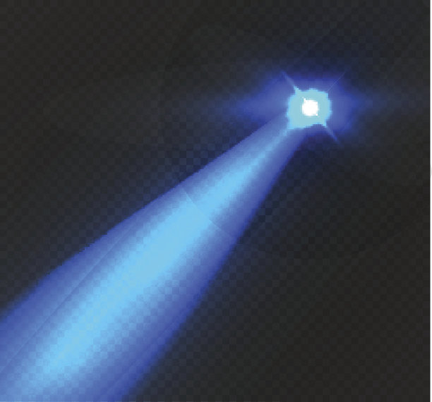 摘要红色激光束。透明孤立的黑色背景。矢量插图。照明的效果。泛光灯定向图片下载