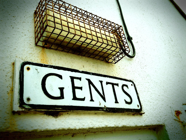 老绅士厕所标志图片下载