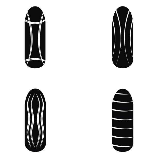 指甲绘制图标集图片下载