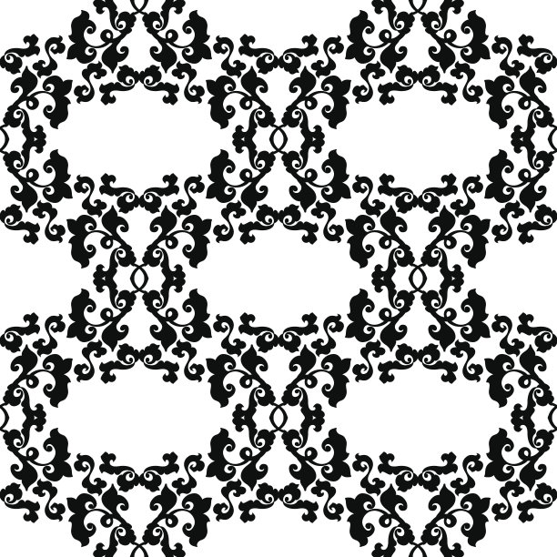 摘要无缝花卉图案素材图片