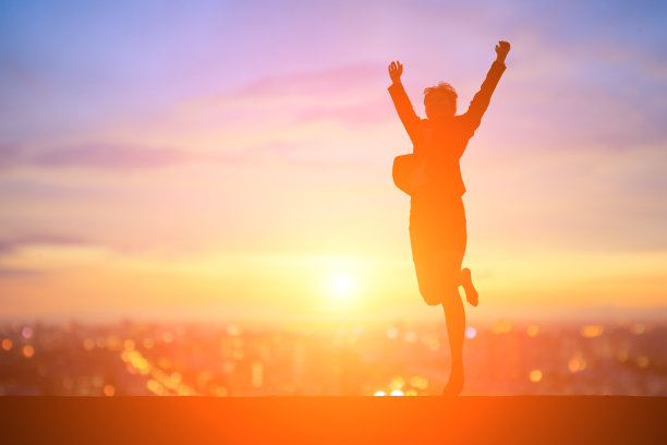 轮廓的女商人图片下载