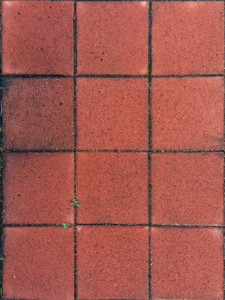 红色仿古砖铺装图案图片下载