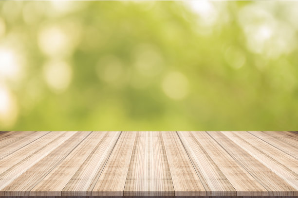 木制桌面上的自然背景图片下载