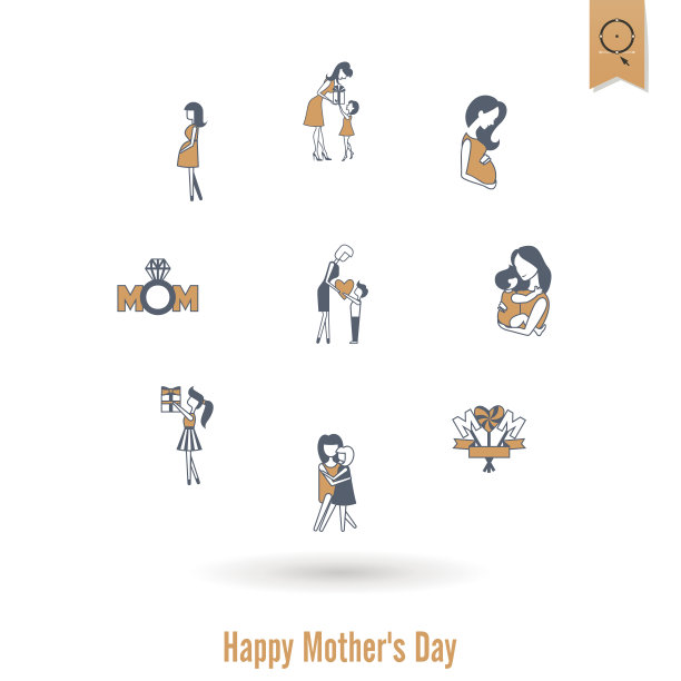 母亲节快乐图标图片下载