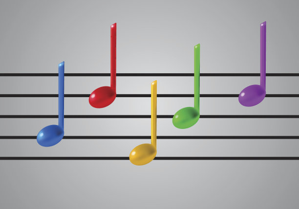 音乐注意向量图片下载