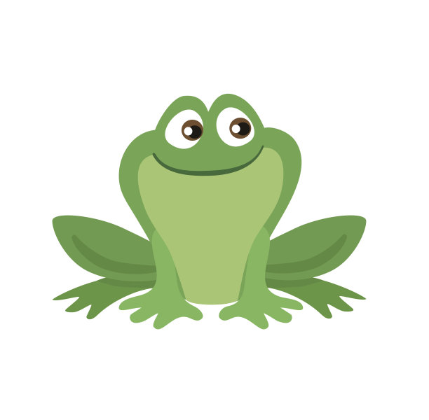 可爱的青蛙的男孩。矢量插图。图片下载
