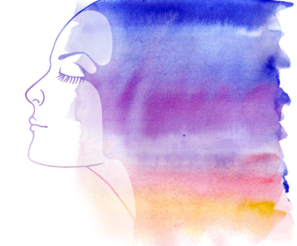 彩虹的肖像。图片下载