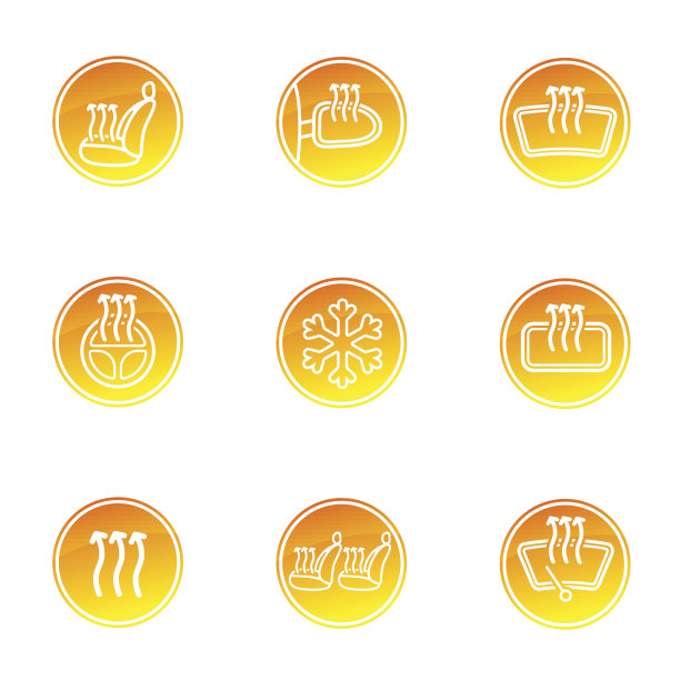 汽车加热图标图片下载