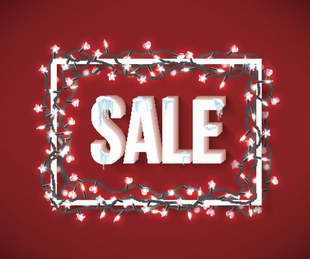 圣诞节销售海报图片下载