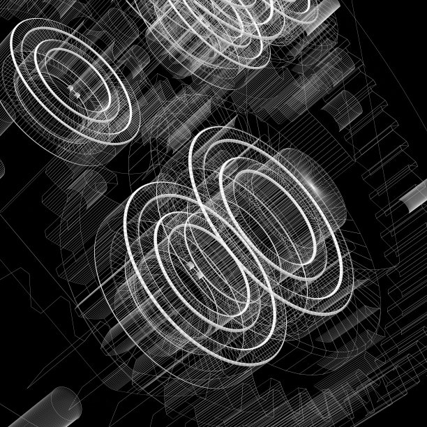 齿轮和轴承素材图片