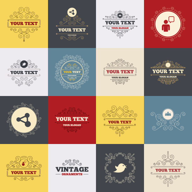 一组人和分享图标。演讲的泡沫图片下载