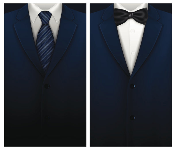 燕尾服向量图片下载