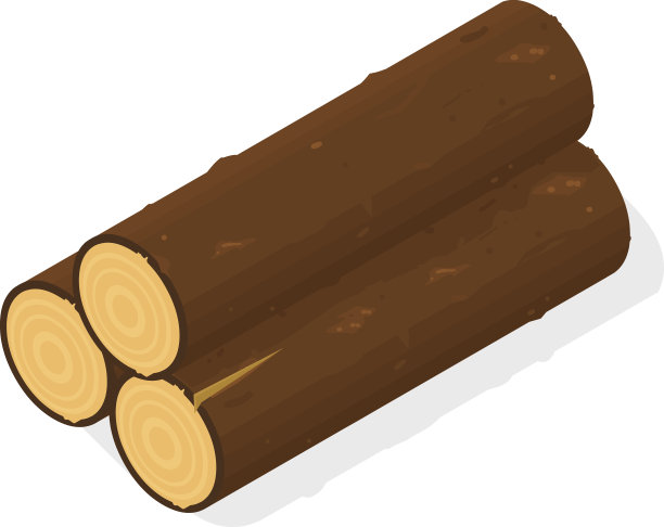 等距斩木图标。图片下载