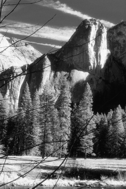 约塞米蒂国家公园(黑白)图片下载