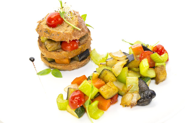 黑麦馒头蒸蔬菜图片下载