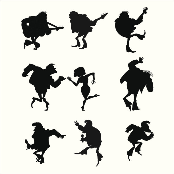 足球运动员的轮廓图片下载