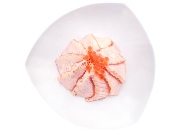 鲑鱼牛排(隔离)图片下载