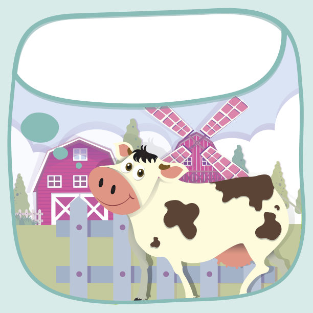 边缘设计牛棚图片下载