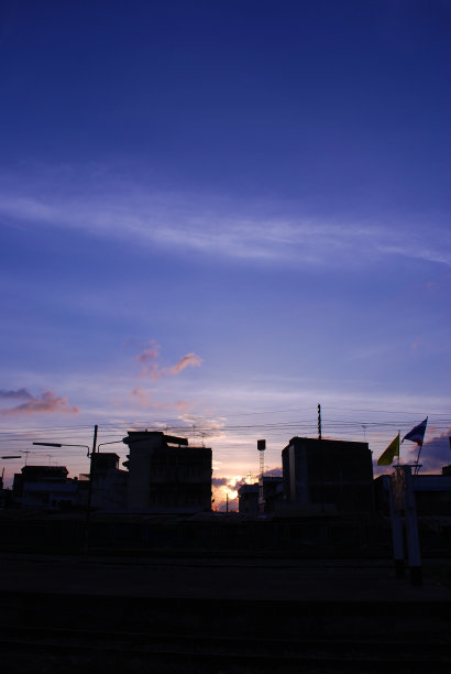 轮廓日落图片下载