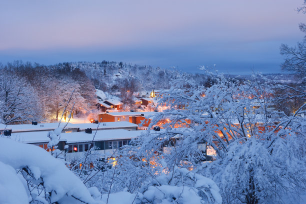 冬天的晚上图片下载