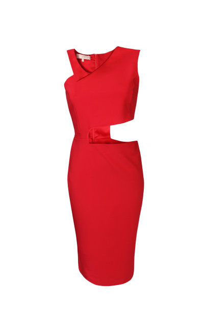 红色的优雅的衣服图片下载