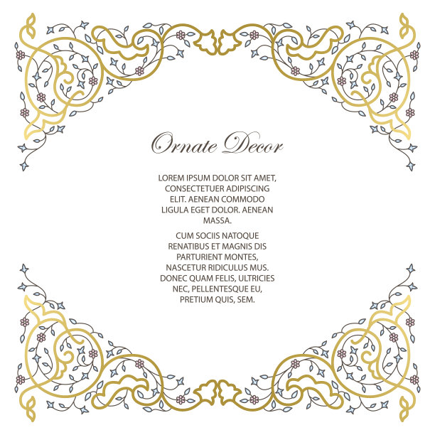 矢量装饰架。图片下载