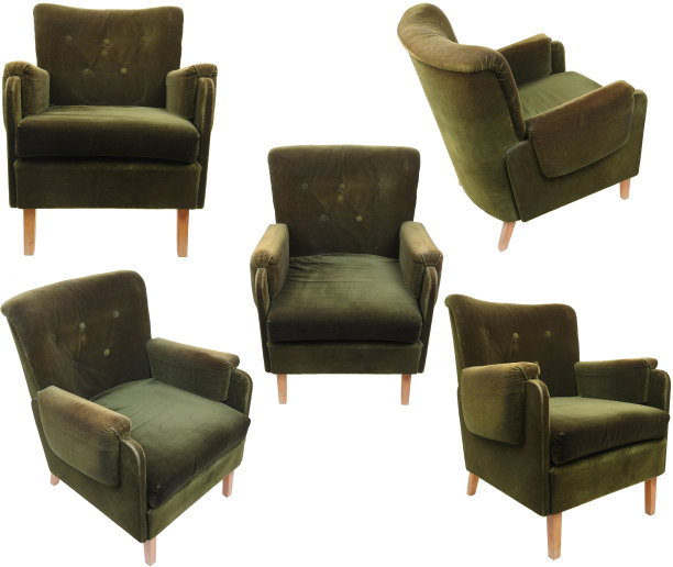 扶手椅在白图片下载