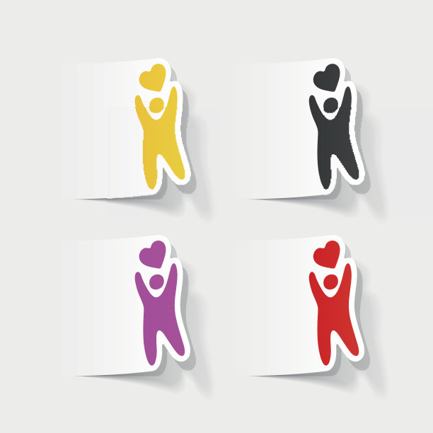 现实设计元素:幸福人图片下载