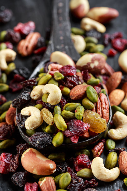 坚果和干果混合图片下载