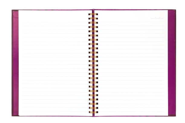 空白笔记本纸上的白色背景孤立图片下载