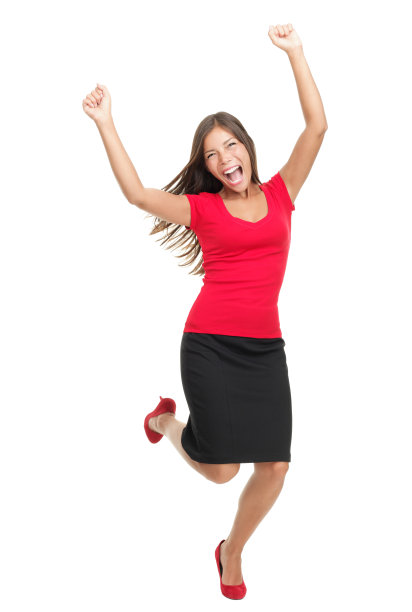 赢得女商人图片下载