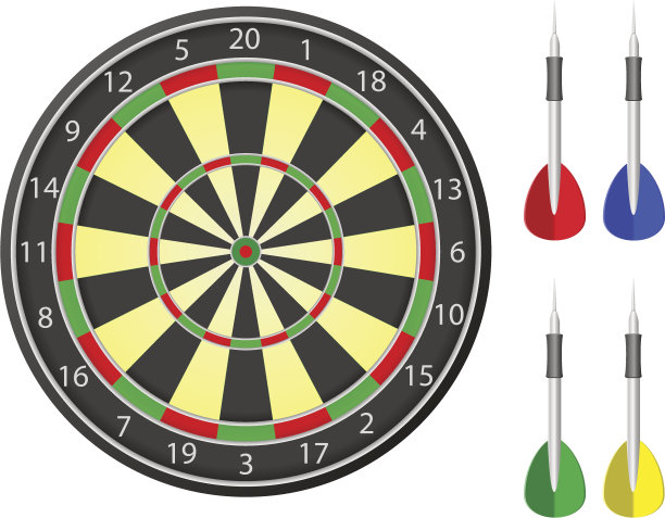 飞镖矢量图图片下载