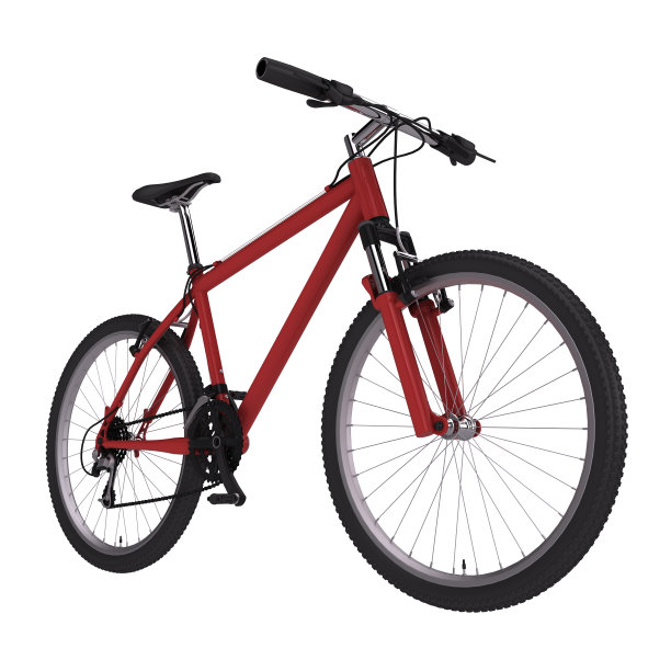 红色的自行车图片下载