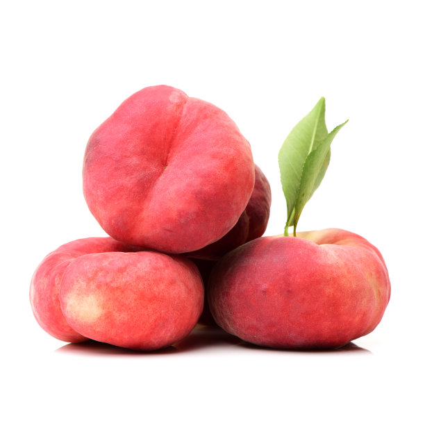 起源于中国的一组扁桃或甜甜桃图片下载