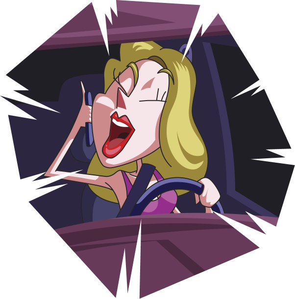 开车时打电话图片下载