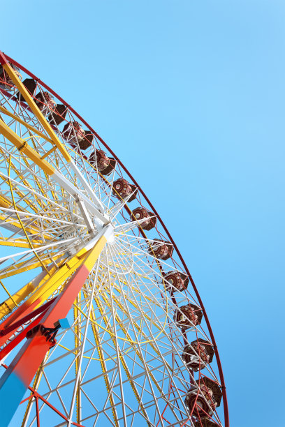 摩天轮，游乐园图片下载