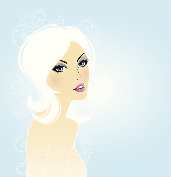 美丽的冬季女性图片下载