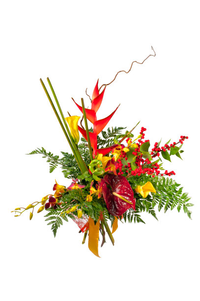 色彩鲜艳的花束图片下载