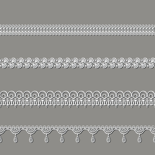 一套白色的饰带图片下载