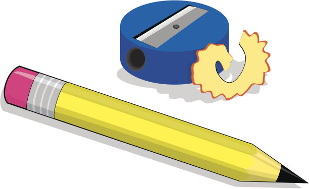 铅笔和卷笔刀图片下载