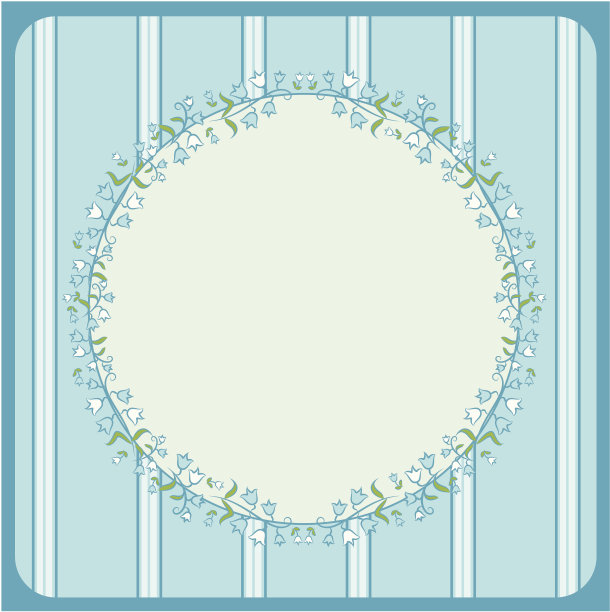 复古的挂毯背景与鲜花。向量图片下载