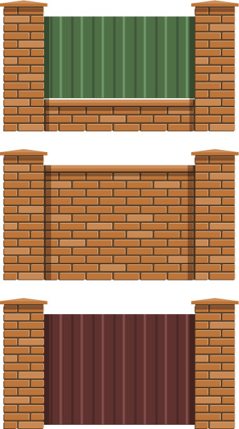 砖围墙图片下载