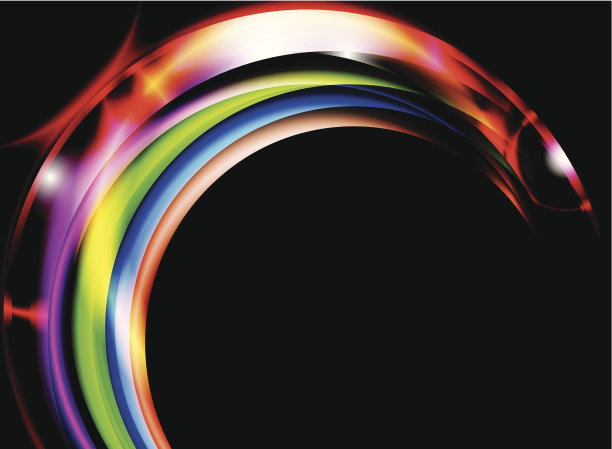 色彩斑斓的弯曲图片下载