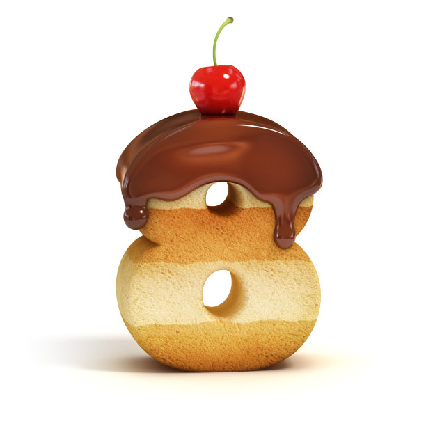 蛋糕3d字体8号图片下载