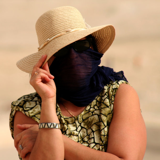 沙漠游客图片下载