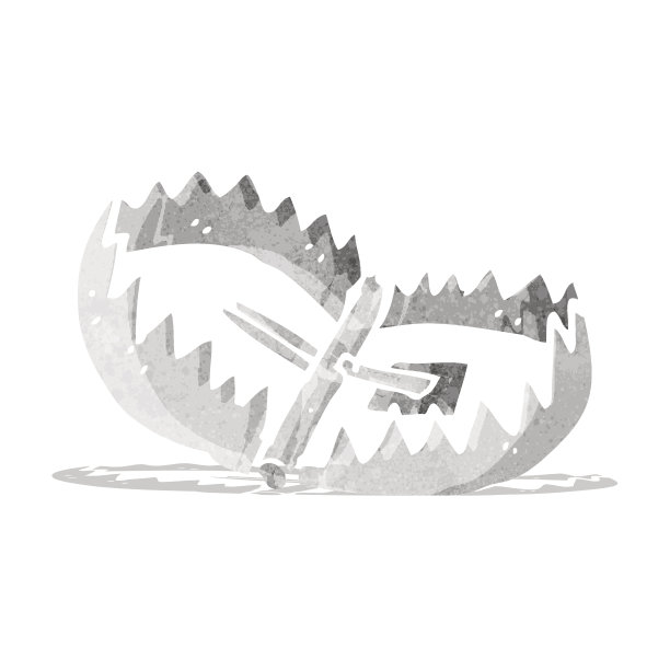 卡通熊陷阱图片下载