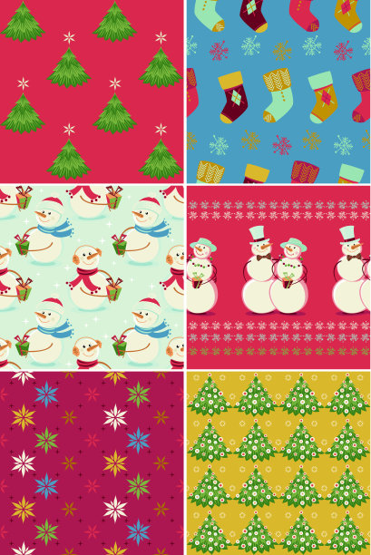 圣诞图案套装图片下载